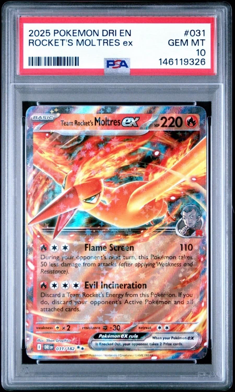 Rocket'S Moltres Ex