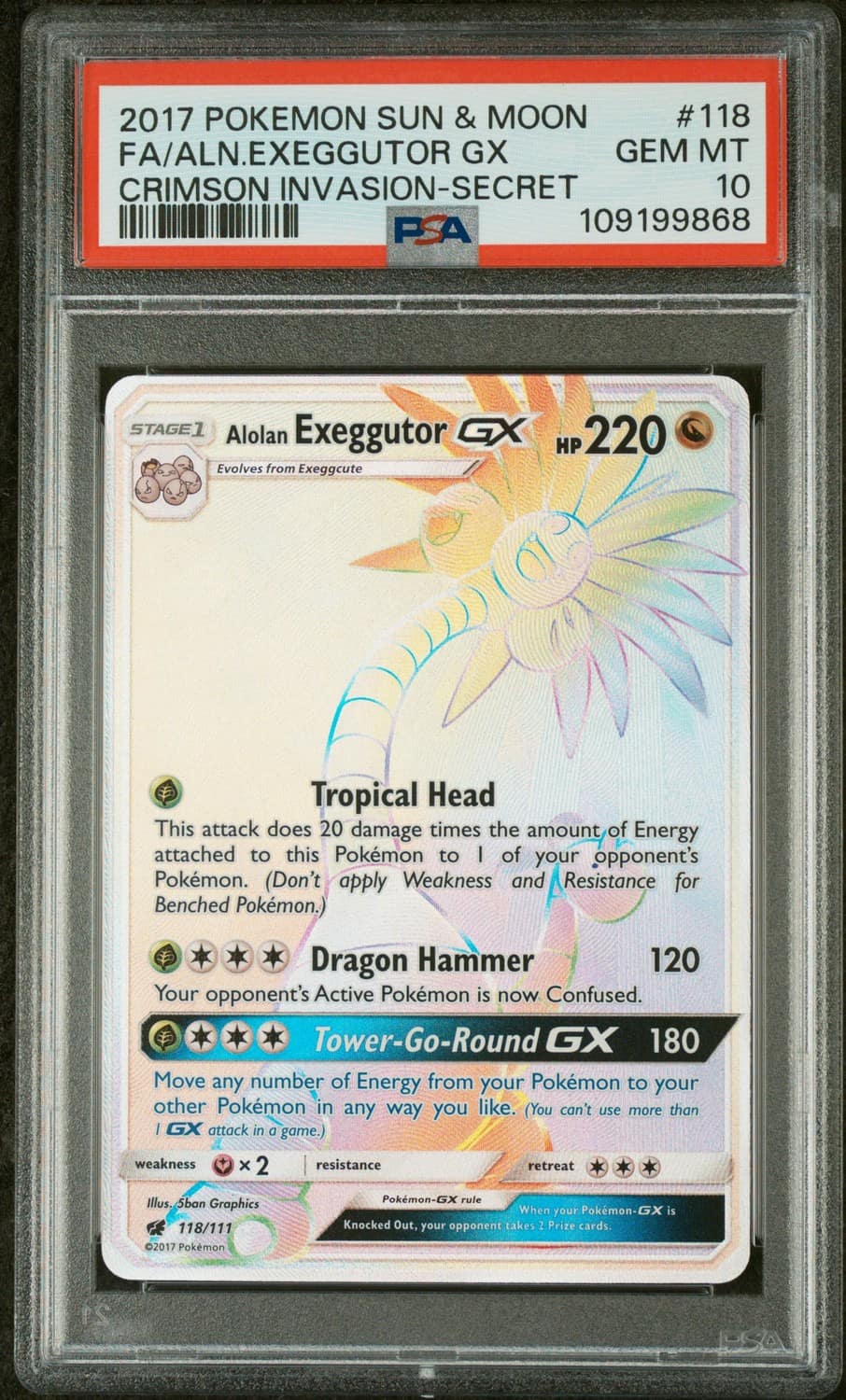 Alolan Exeggutor Gx