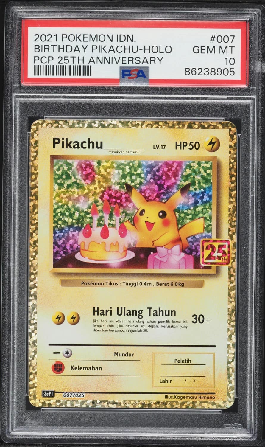 Birthday Pikachu