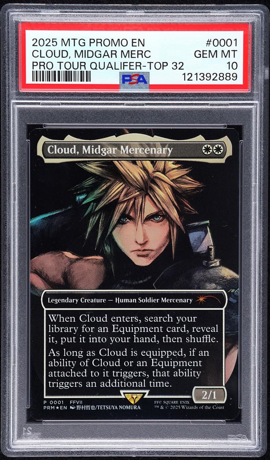 Cloud, Midgar Mercenary Foil P