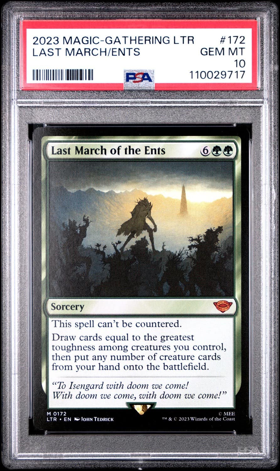 Last March/ents