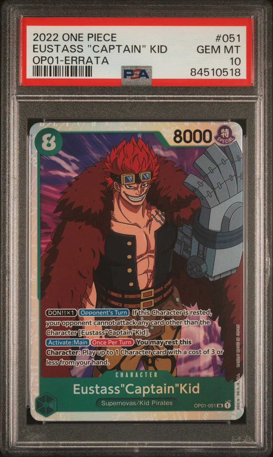 Eustass "captain" Kid