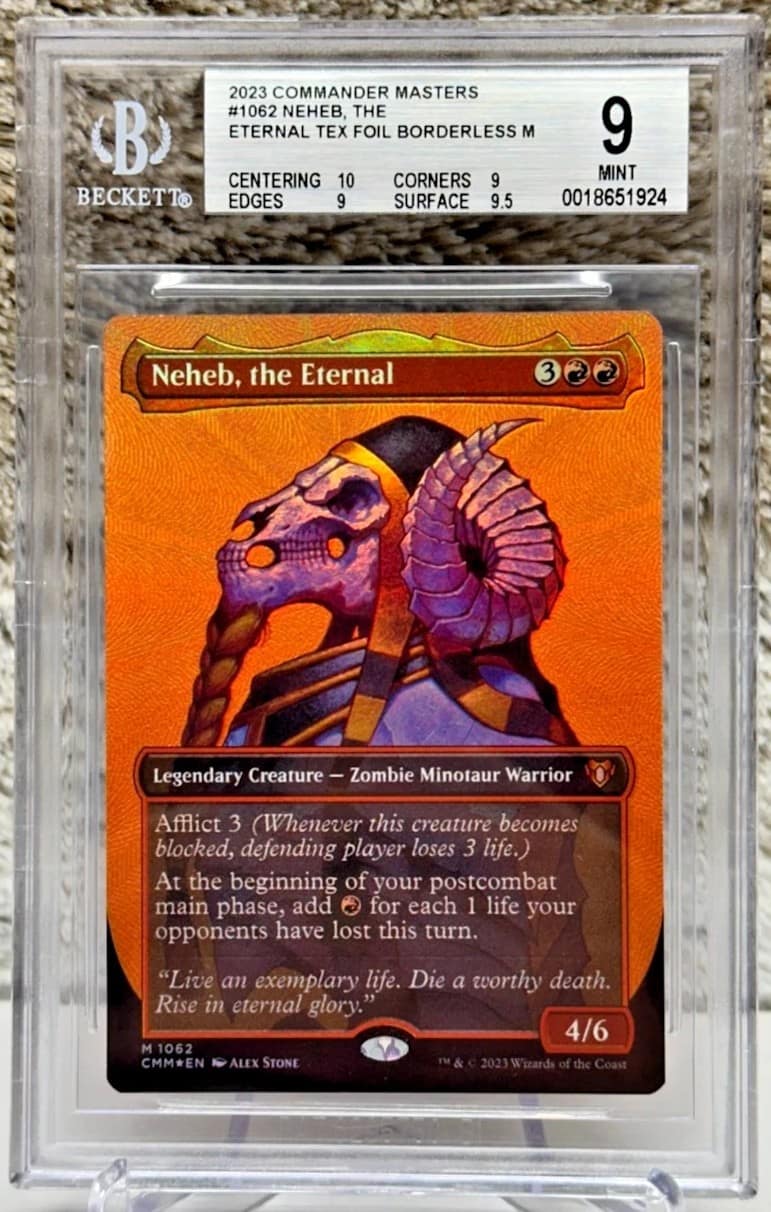 Neheb, The Eternal Tex Foil Borderless M