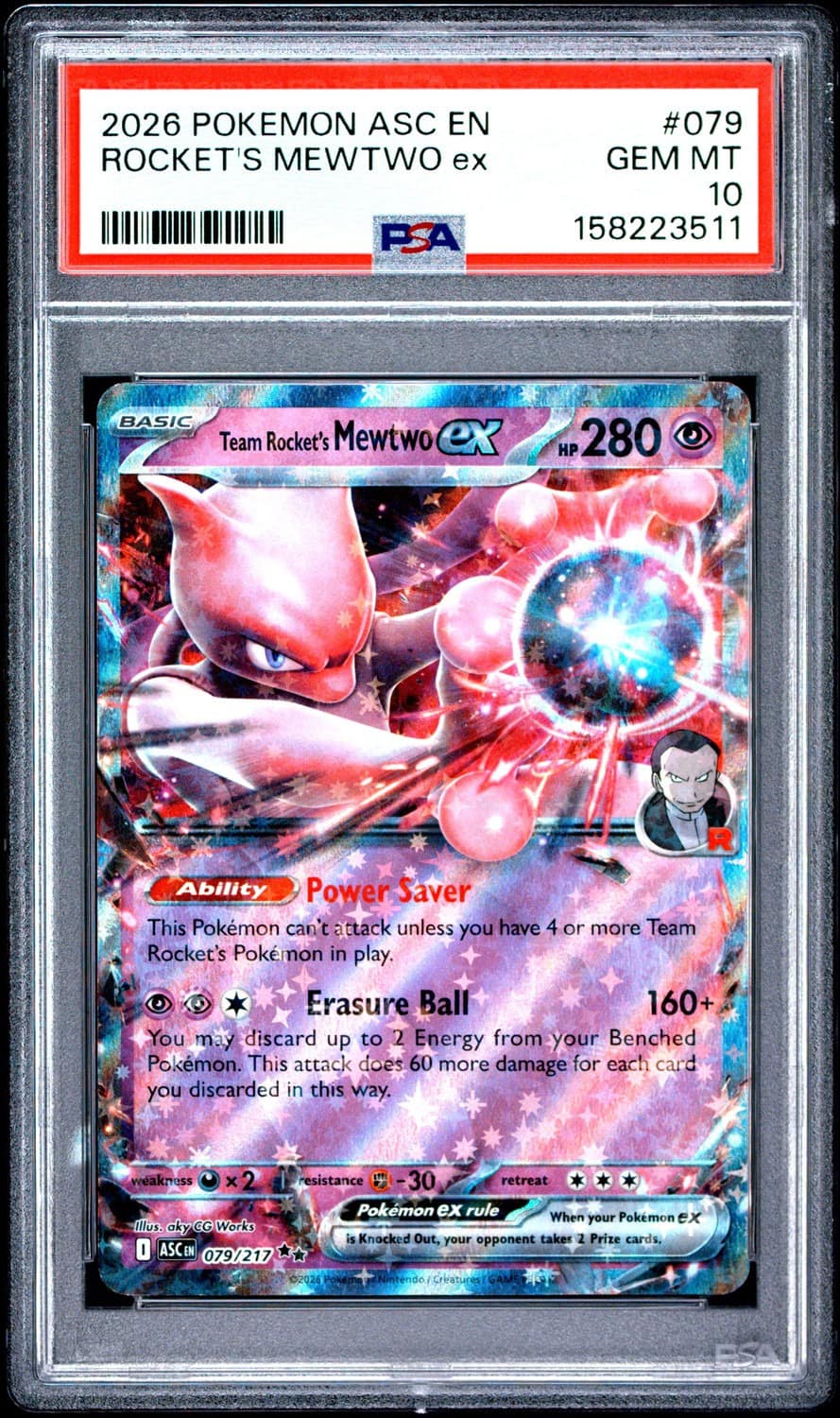 Rocket'S Mewtwo Ex