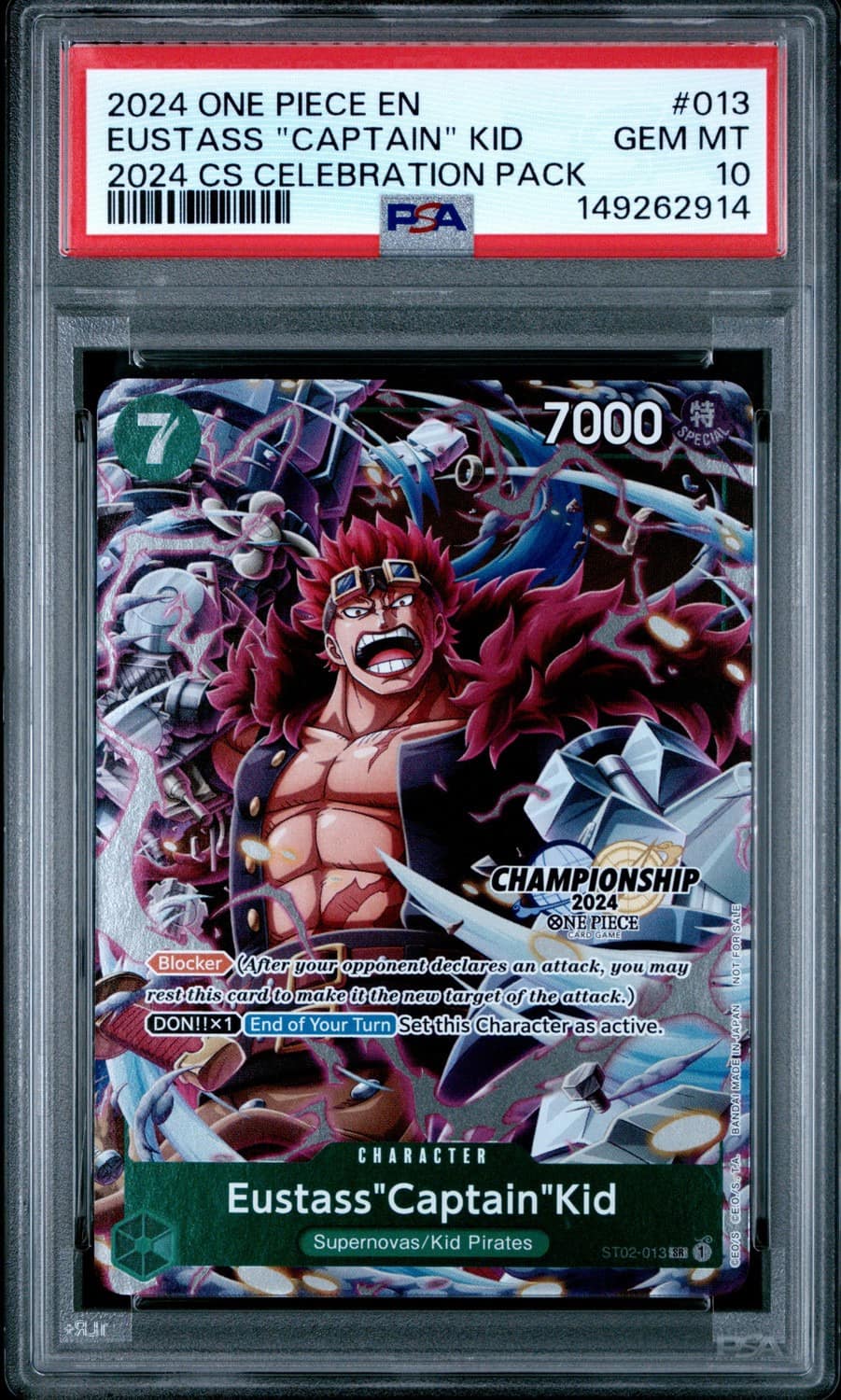 Eustass "captain" Kid