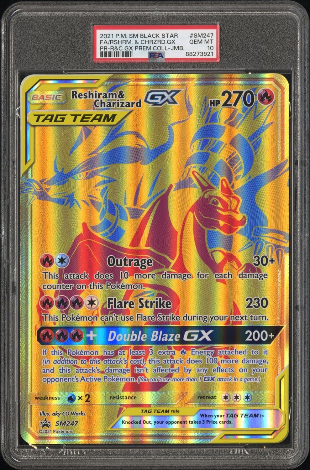 Reshiram & Charizard Gx