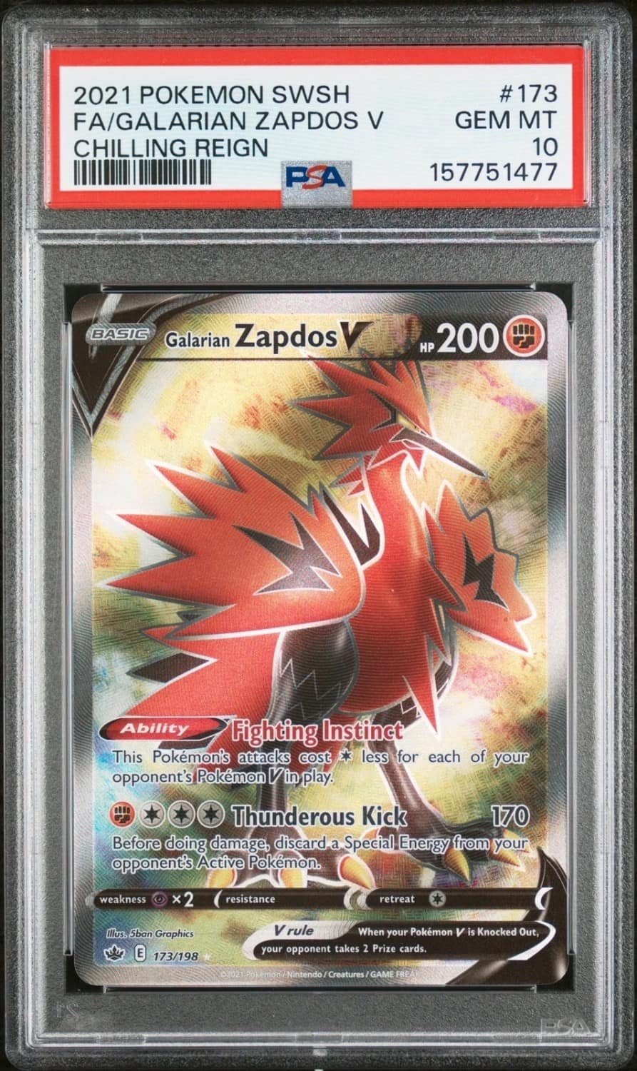 Galarian Zapdos V
