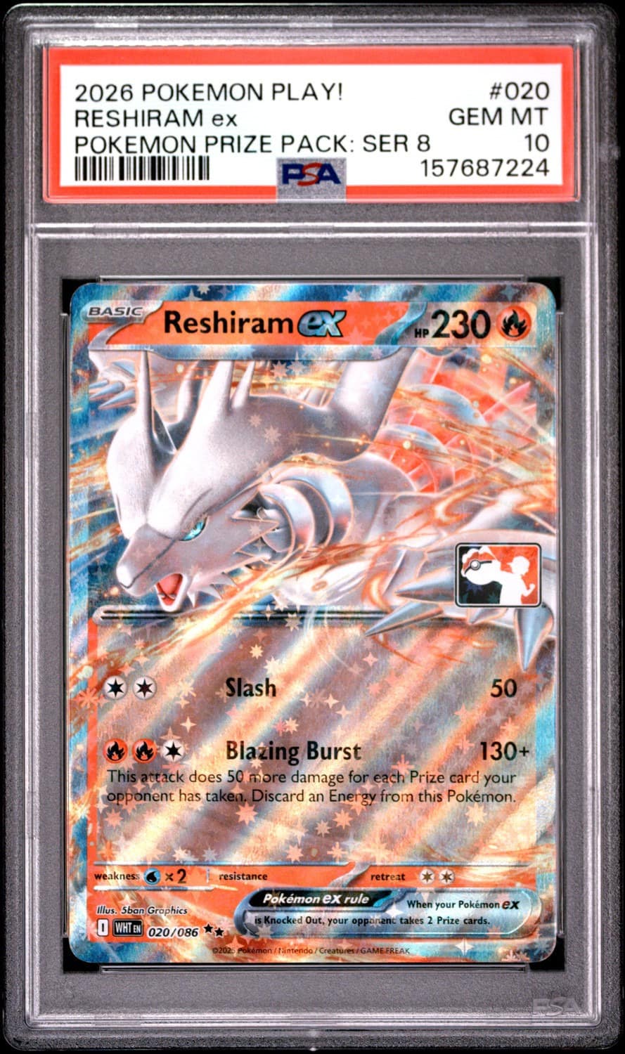 Reshiram Ex