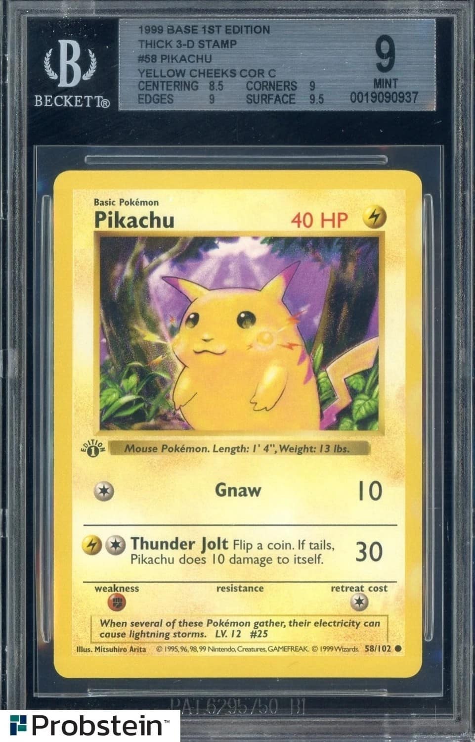 Pikachu (yellow Cheeks Corr.) C