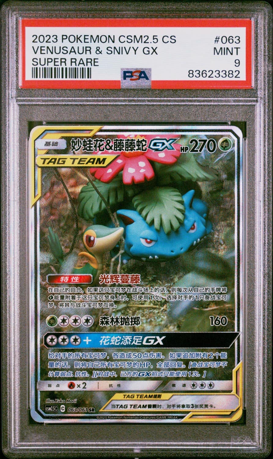 Venusaur & Snivy Gx