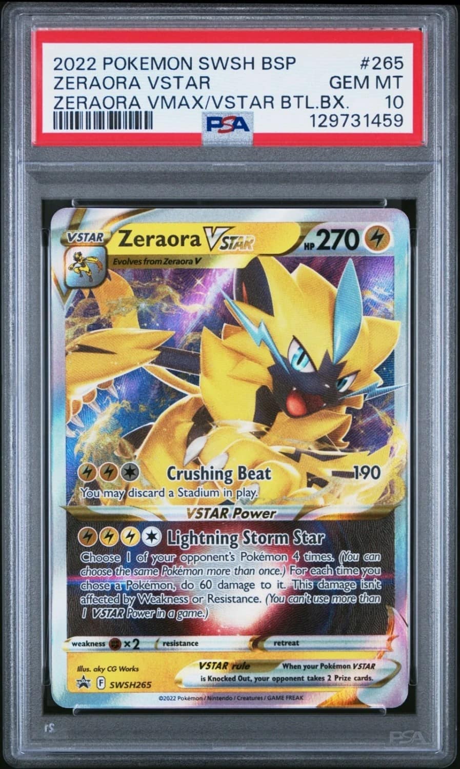 Zeraora Vstar