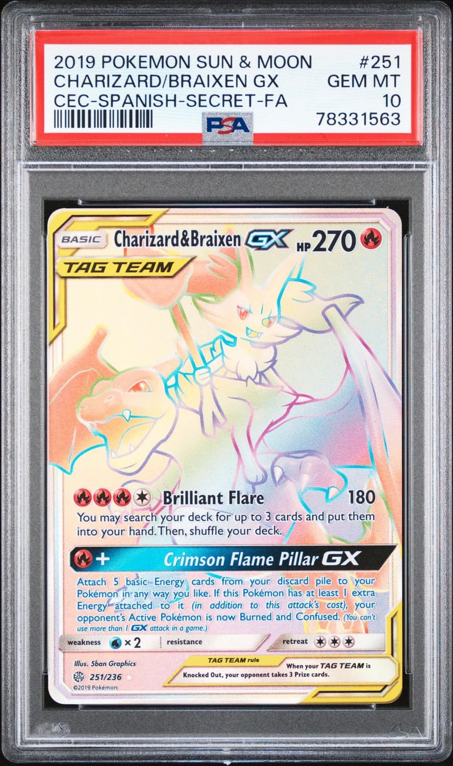 Charizard/braixen Gx