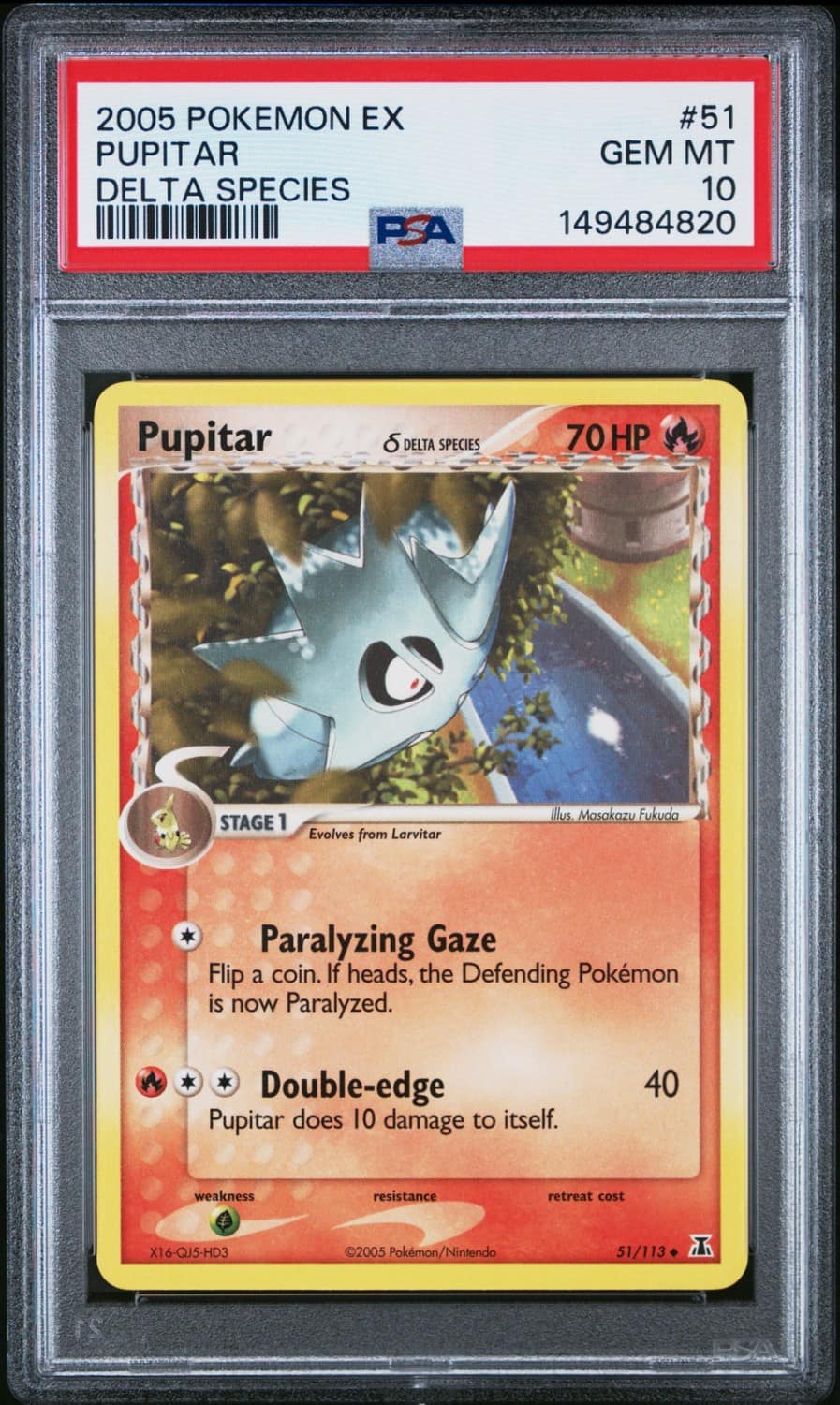 Pupitar δ