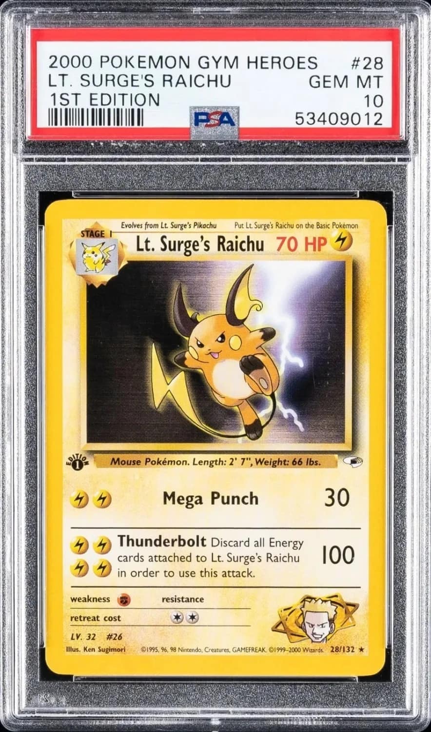 Lt. Surge'S Raichu
