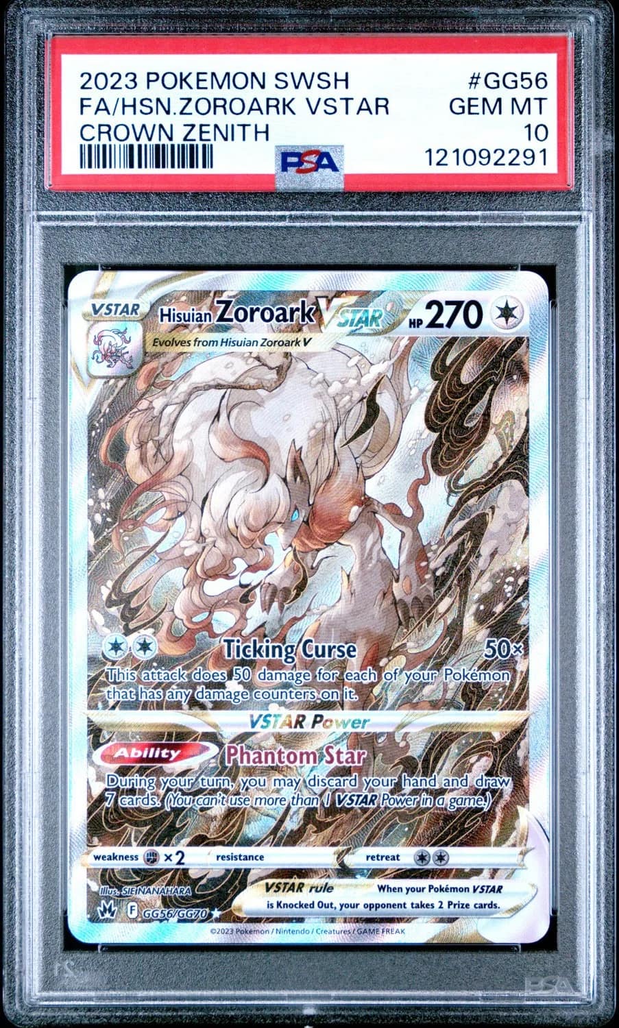 Hisuian Zoroark Vstar