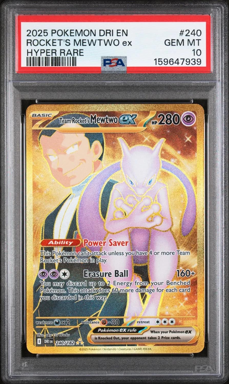 Rocket'S Mewtwo Ex