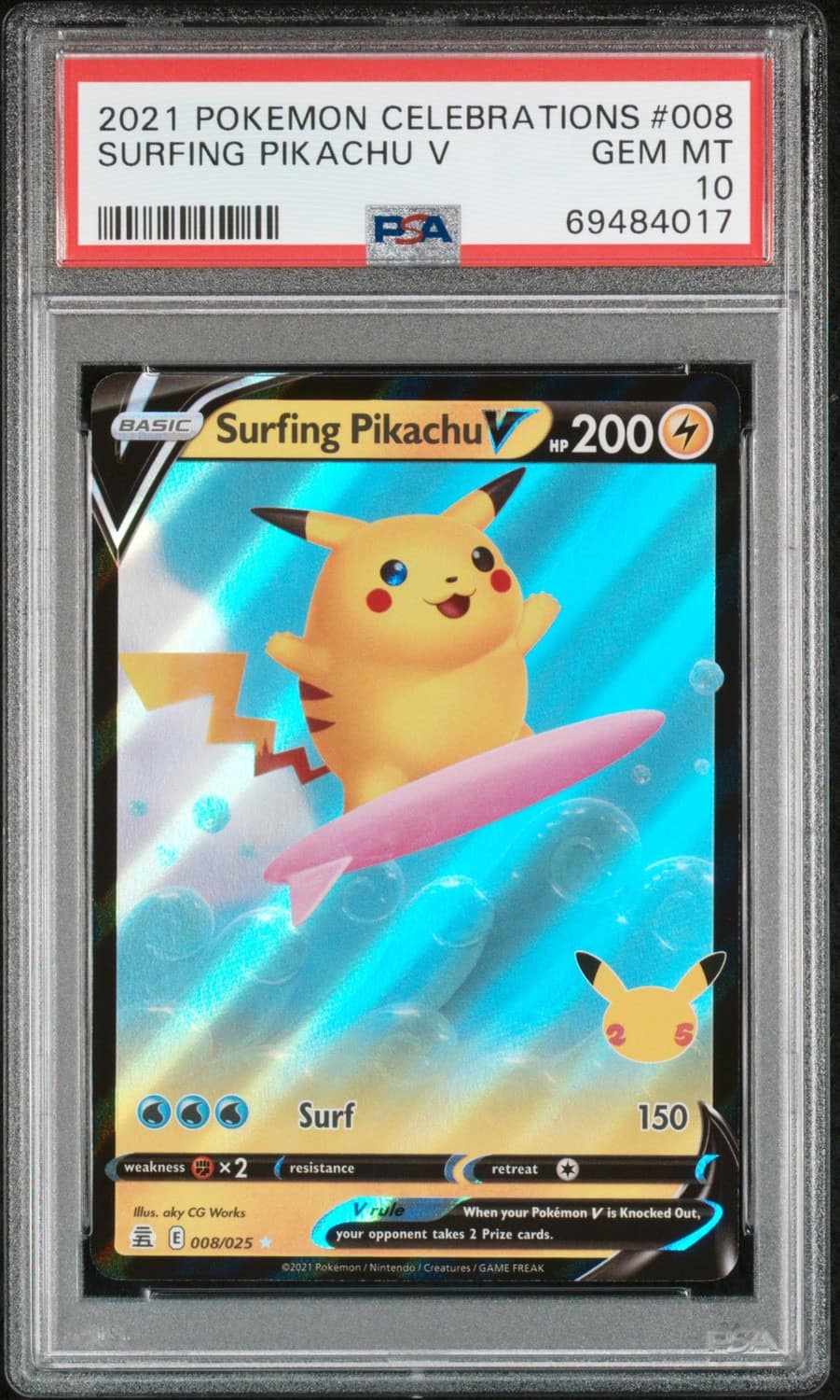 Surfing Pikachu V