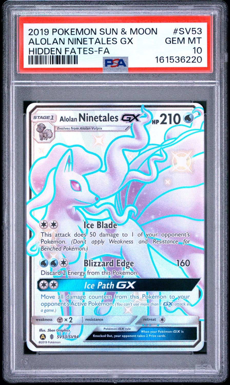 Alolan Ninetales Gx