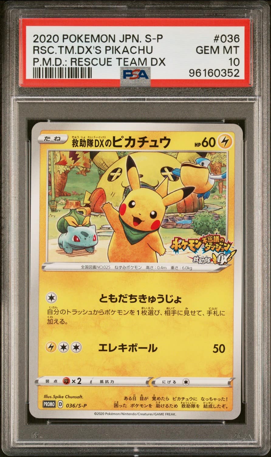 Rescue Team Dx'S Pikachu