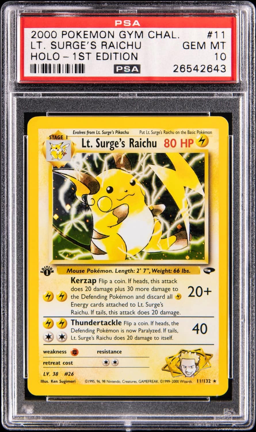 Lt. Surge'S Raichu