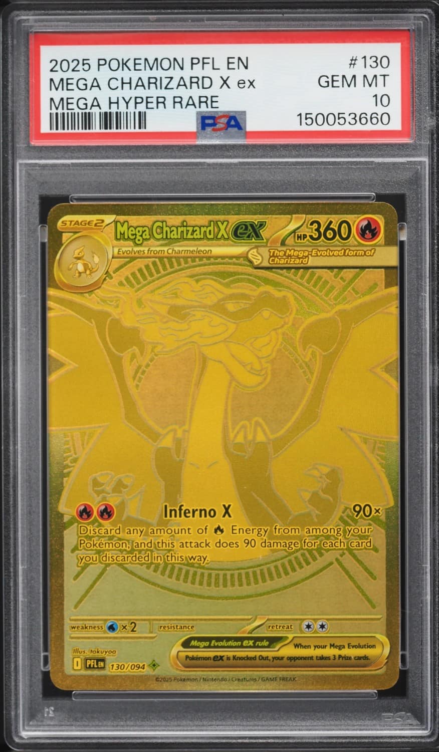 Mega Charizard X Ex