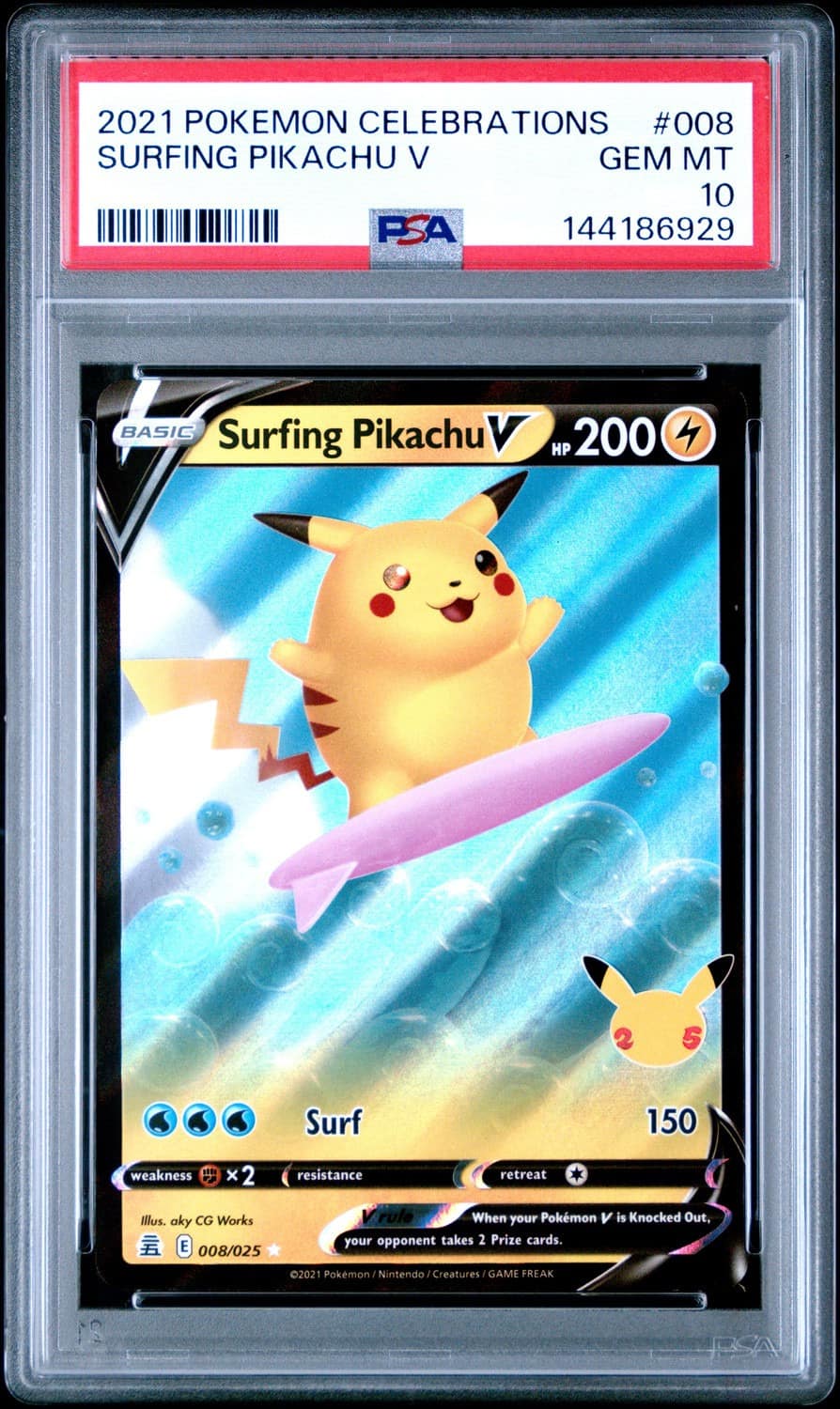 Surfing Pikachu V