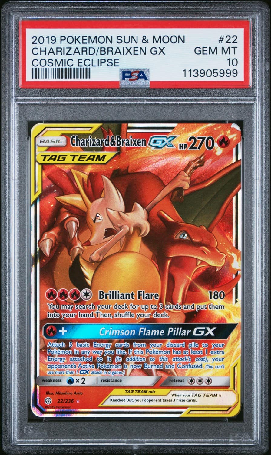 Charizard/braixen Gx