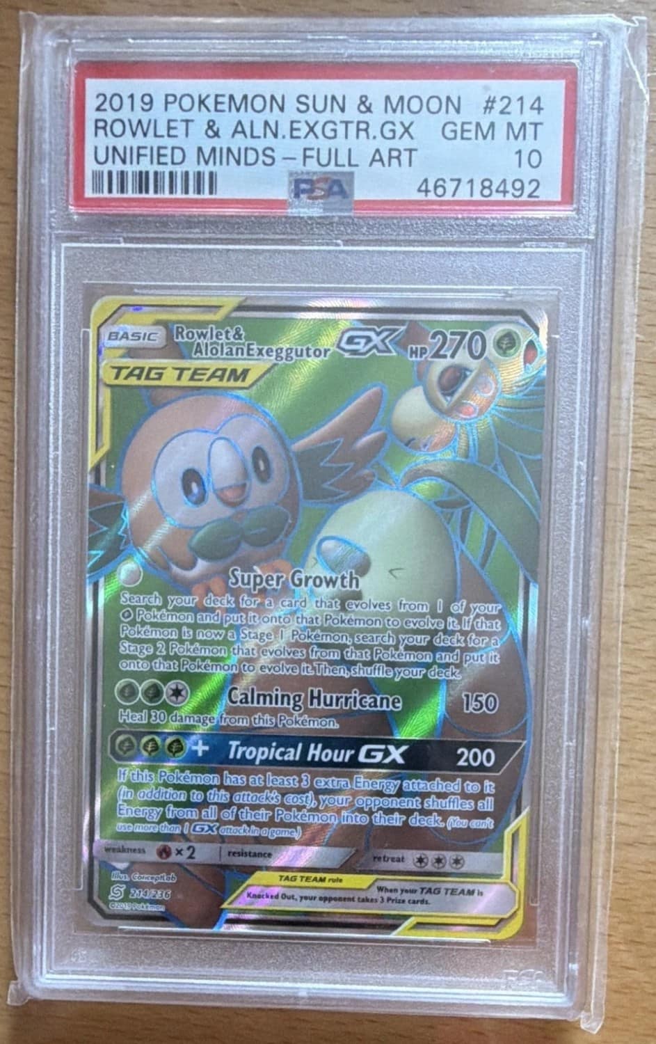 Rowlet & Alolan Exeggutor Gx