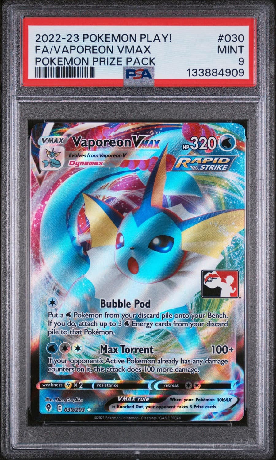 Vaporeon Vmax