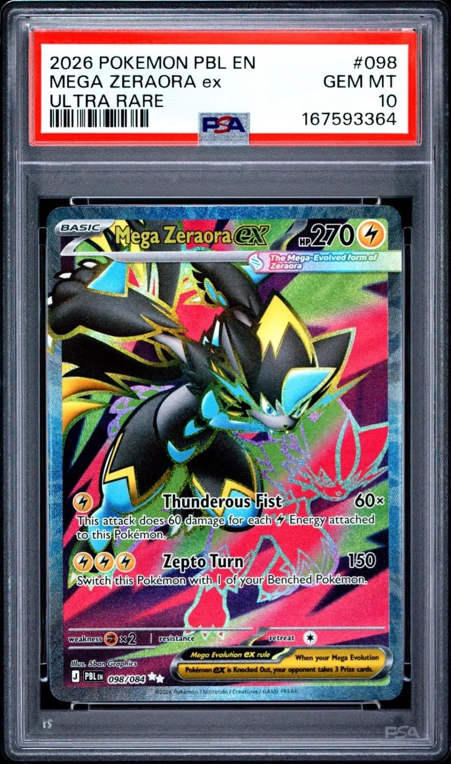 Mega Zeraora Ex