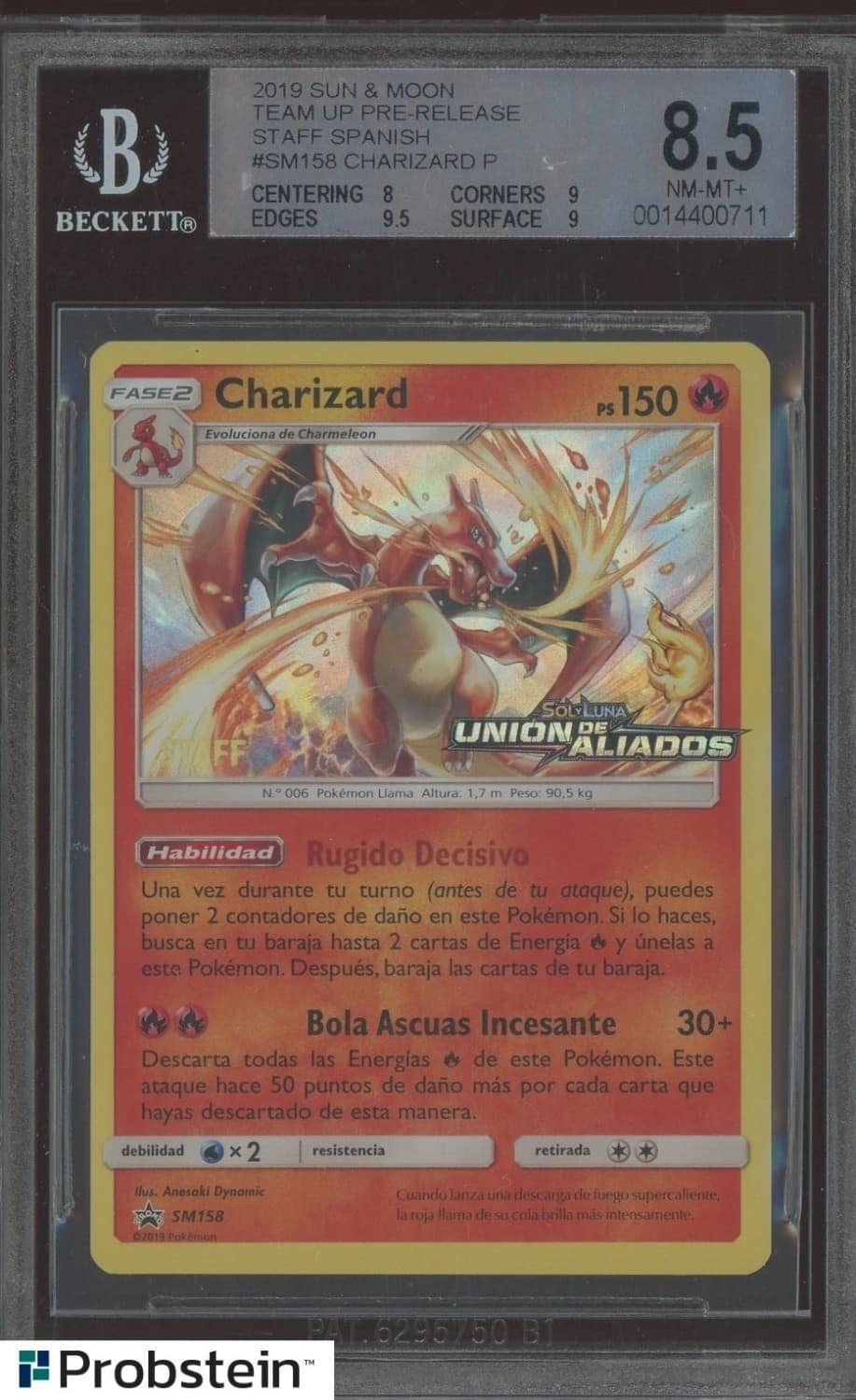 Charizard?(staff)/(team Up Prerelease Staff) P