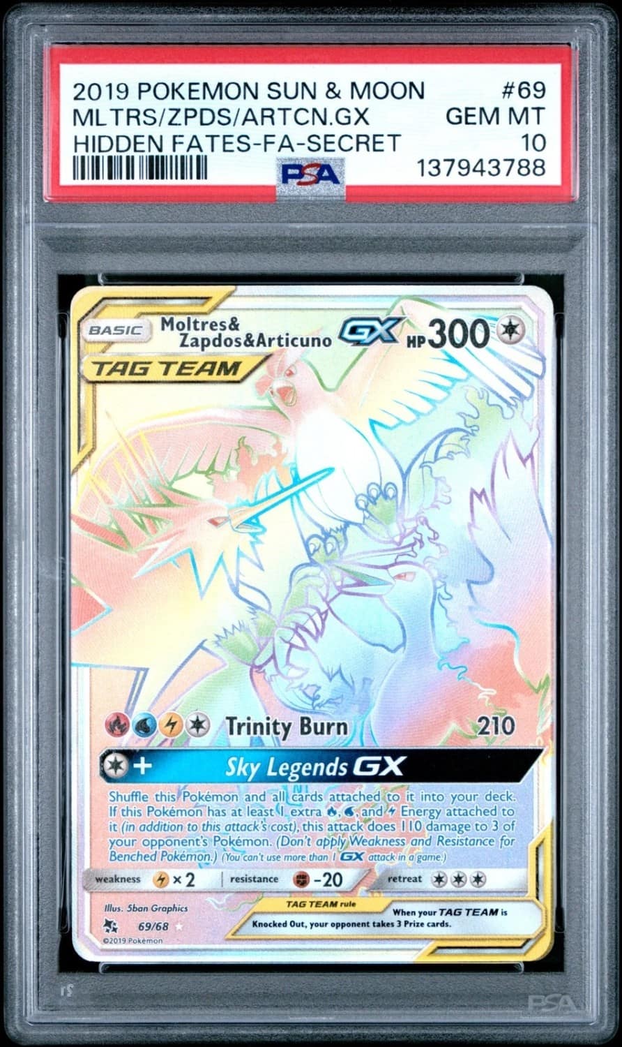 Moltres & Zapdos & Articuno Gx