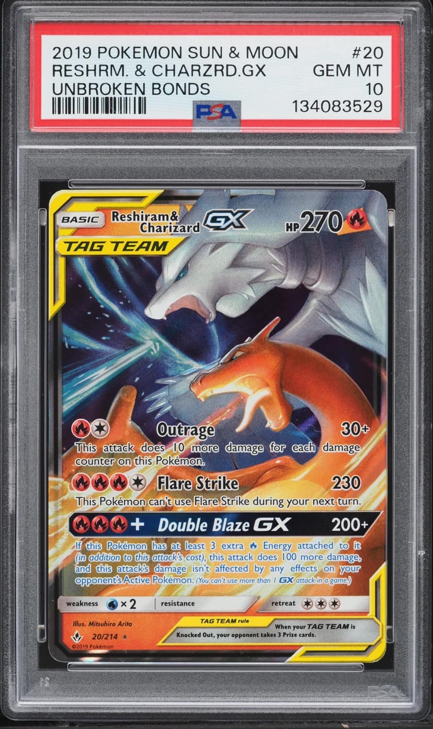 Reshiram & Charizard Gx