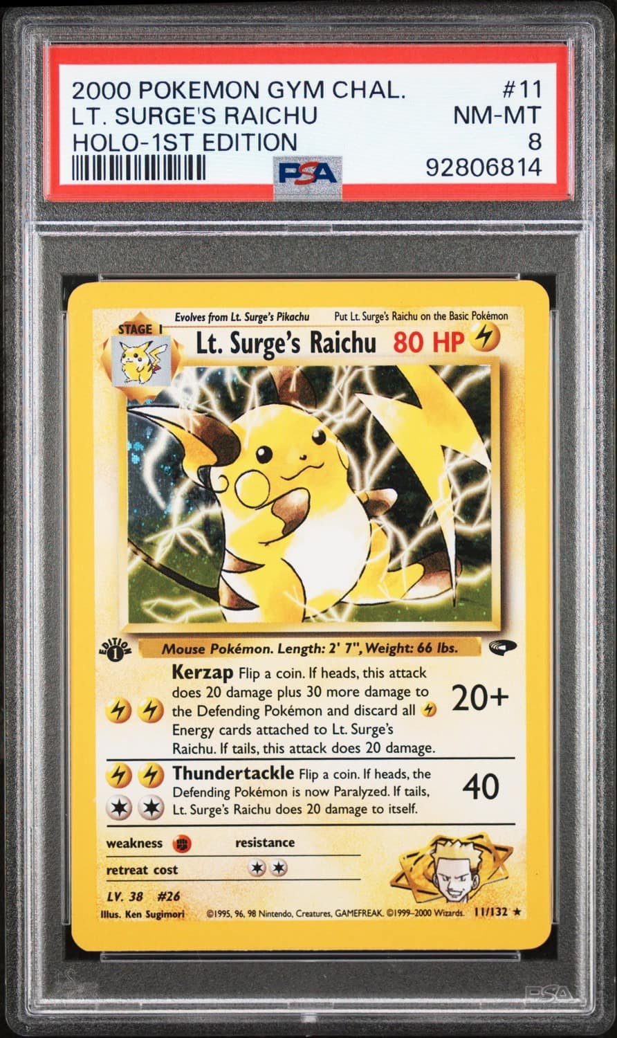 Lt. Surge'S Raichu