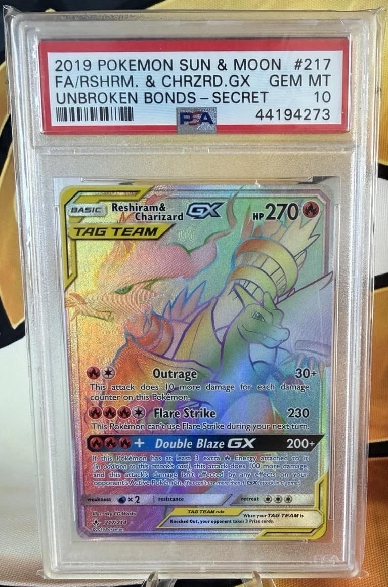 Reshiram & Charizard Gx