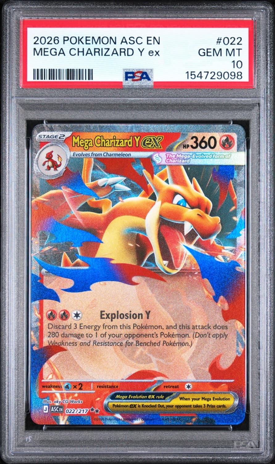 Mega Charizard Y Ex