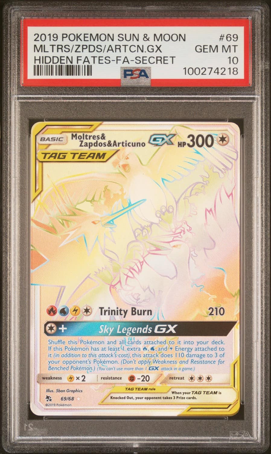 Moltres & Zapdos & Articuno Gx