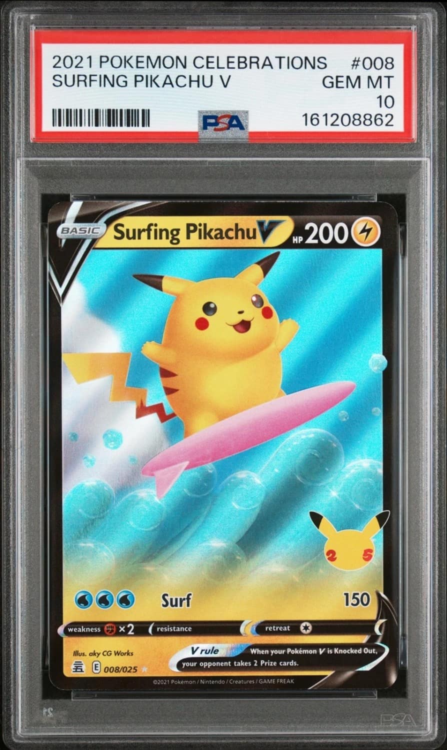 Surfing Pikachu V
