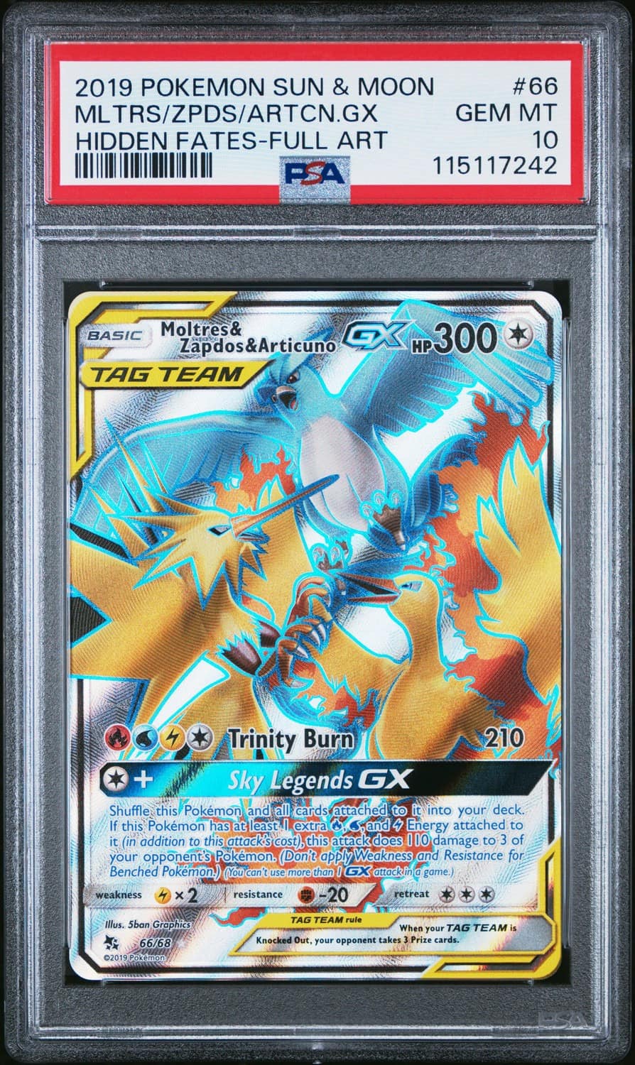 Moltres & Zapdos & Articuno Gx