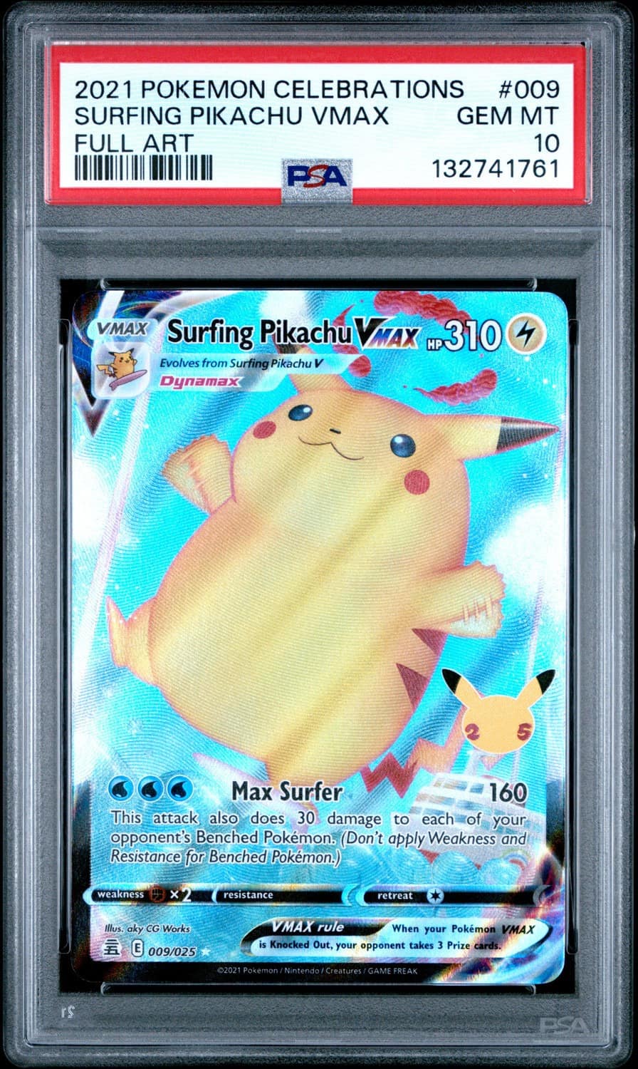 Surfing Pikachu Vmax