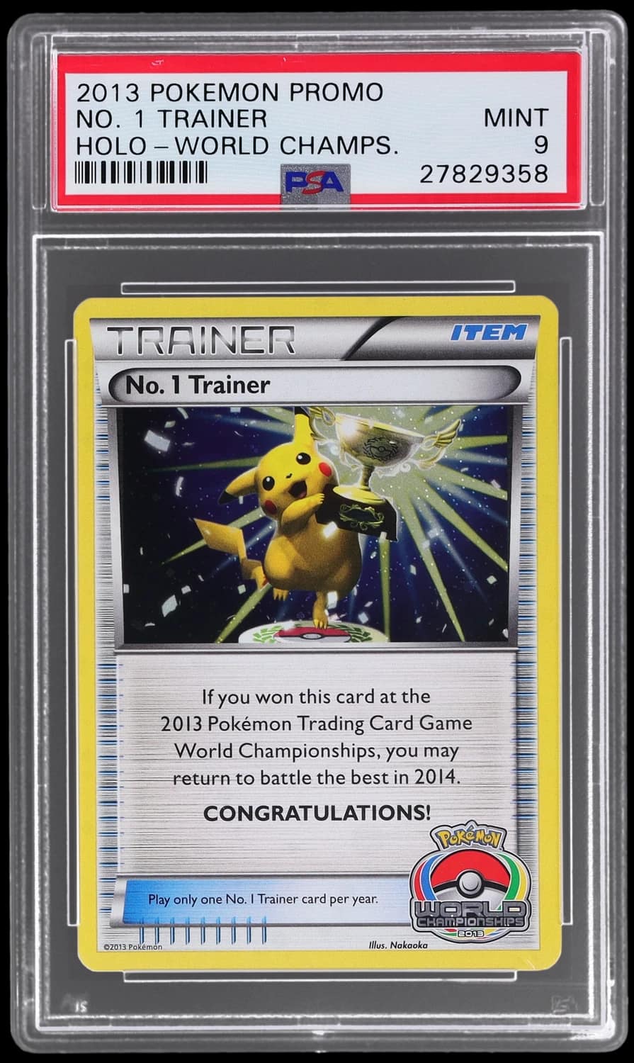 No. 1 Trainer
