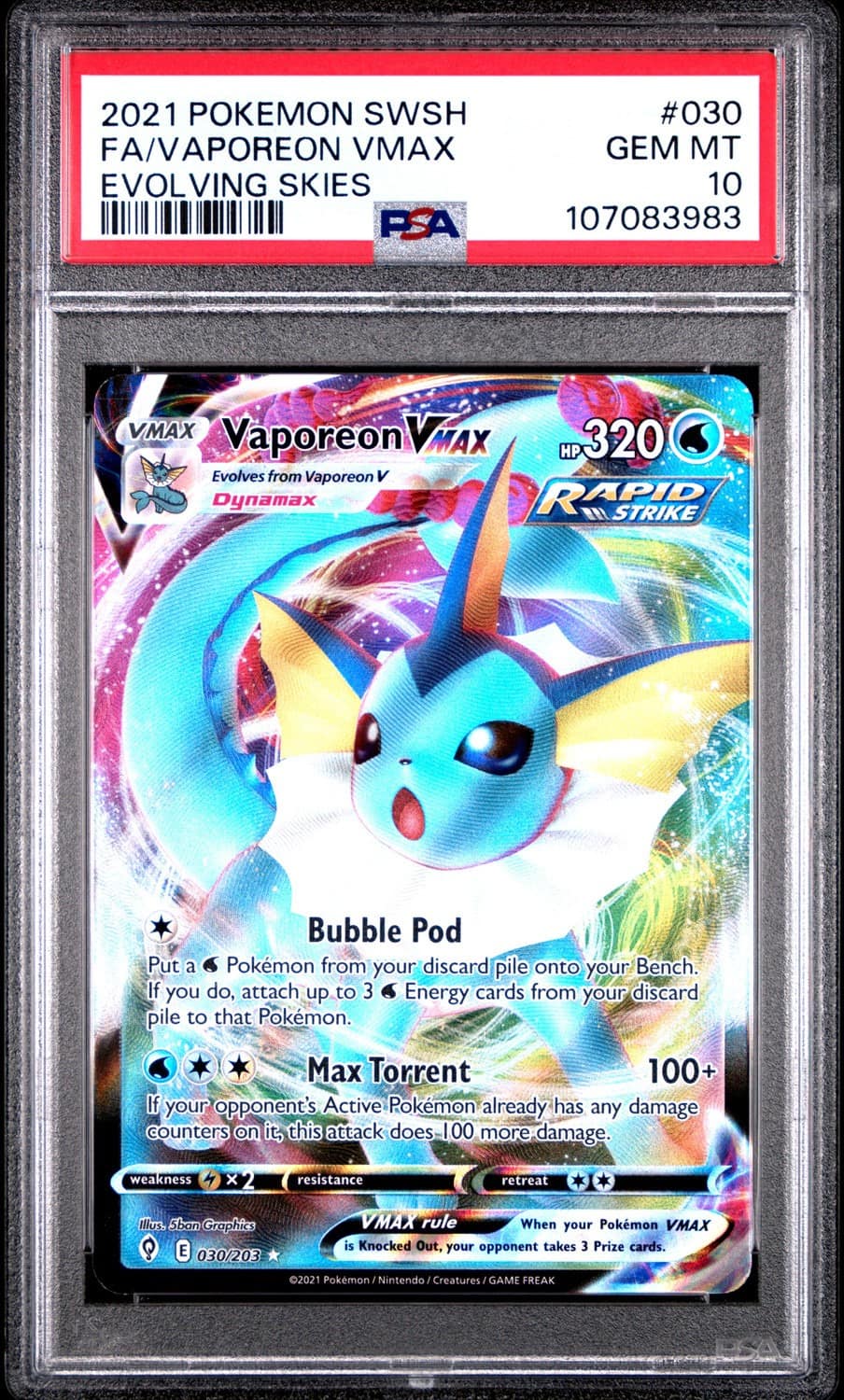 Vaporeon Vmax