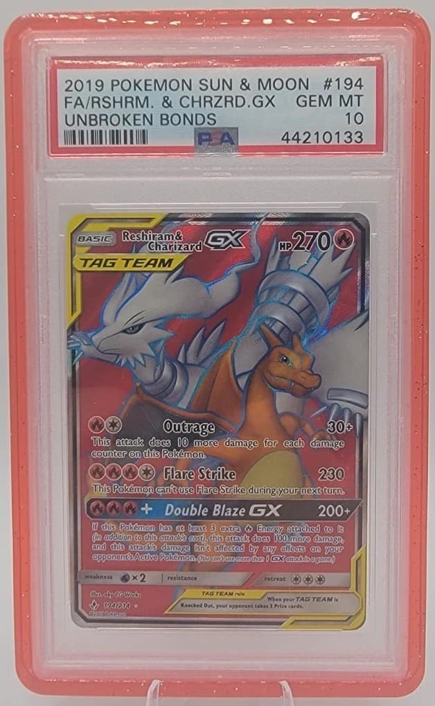 Reshiram & Charizard Gx