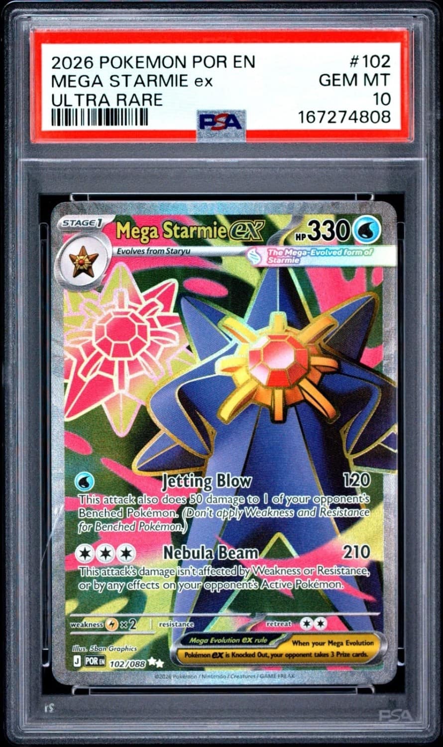 Mega Starmie Ex