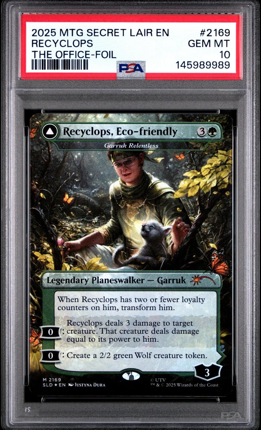 Recyclops, Eco-Friendly (garruk Relentless) // Recyclops, Nature'S Vengeance (garruk, The Veil-Cursed) M