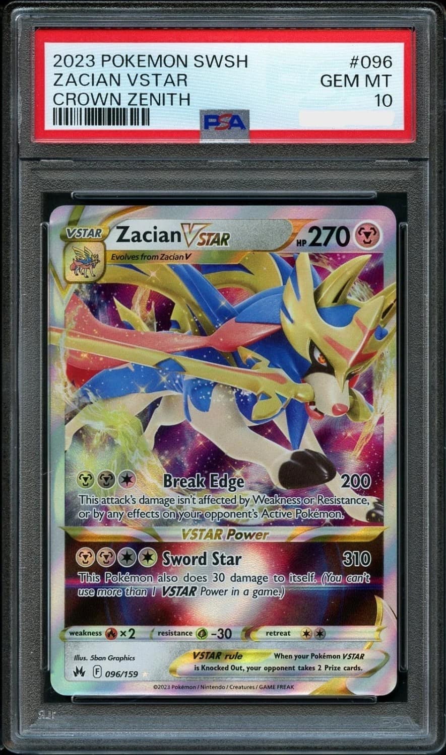 Zacian Vstar