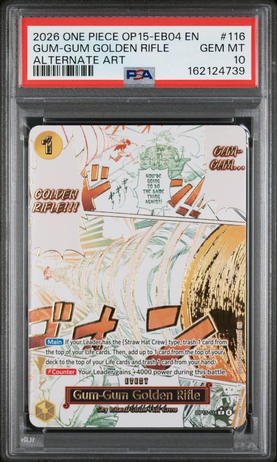 Gum-Gum Golden Rifle