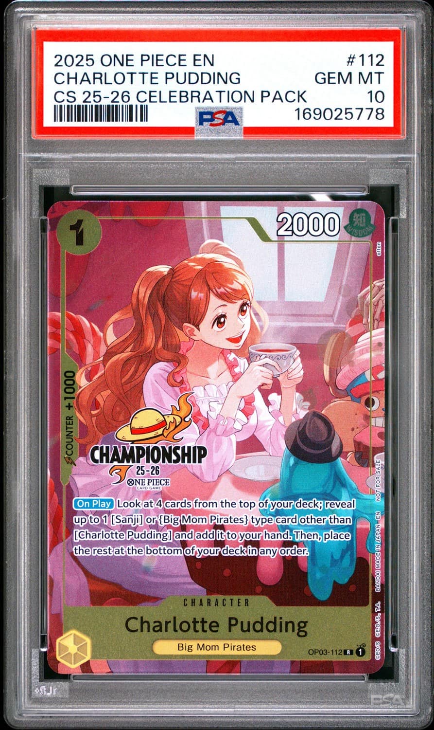 Charlotte Pudding
