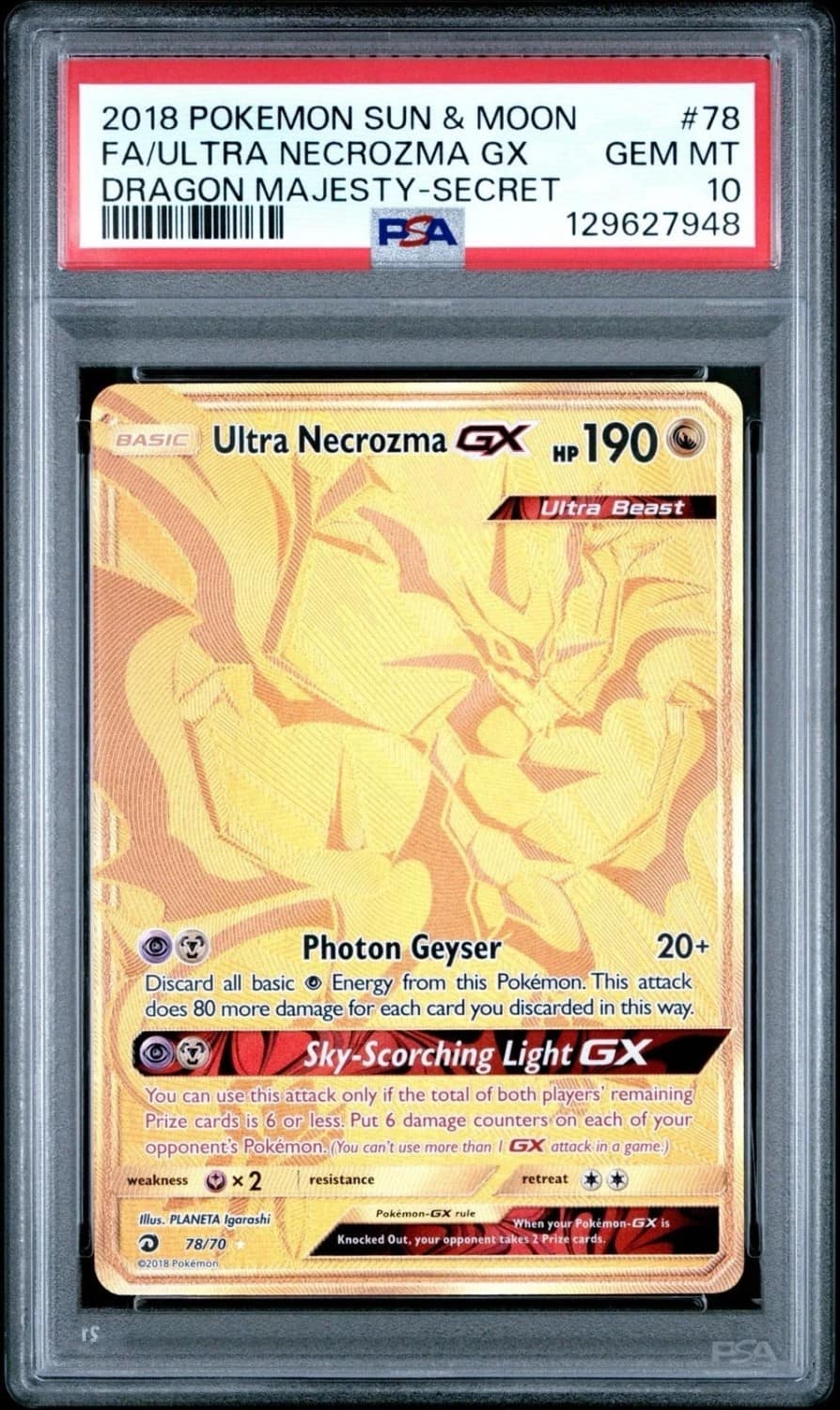 Ultra Necrozma Gx