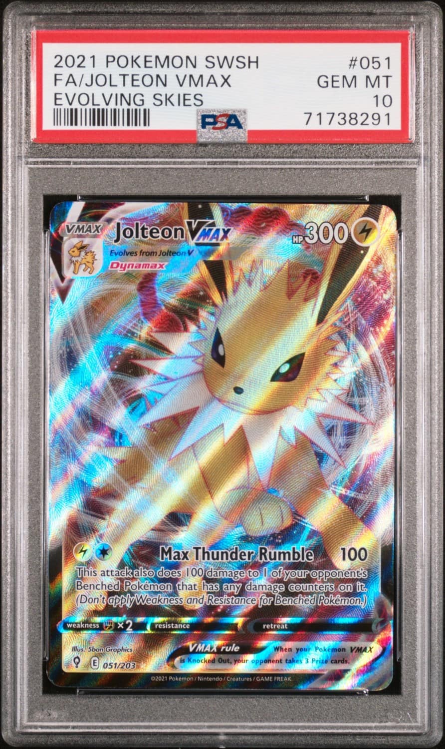 Jolteon Vmax